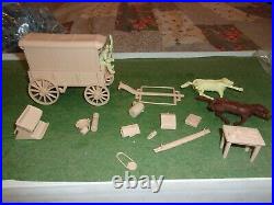 Marx Battle of the Little Big Horn Playset 1972 Supply wagon complete look