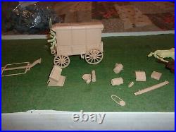 Marx Battle of the Little Big Horn Playset 1972 Supply wagon complete look