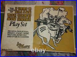 Marx Battle of the Little Big Horn Playset Model 4679MO Rare General Custer 1972
