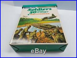 Marx Battleground 2255 Soldiers 50 Pc Storage Box Playset Mint Unused Wow