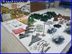 Marx Battleground 3745 Korean War Playset Tribute With Genuine Marx Items