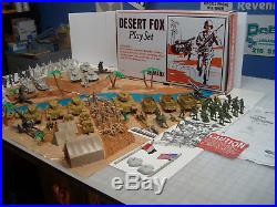 Marx Battleground 4178mo Desert Fox Playset Very Excellent Wow