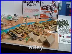 Marx Battleground 4178mo Desert Fox Playset Very Excellent Wow