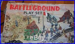 Marx Battleground 4756 Playset Original 1967 Box Nice