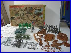 Marx Battleground 4756 Playset Original 1967 Box Nice! Very Nice Complete Set