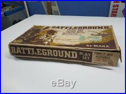 Marx Battleground 4757 Mo In Original Box 1972 Must See! Almost Complete