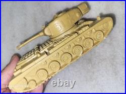 Marx Battleground #51 Tan Army tank missing Machine Gun Lot 2