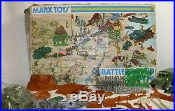 Marx Battleground American Vs. Germans World War II Playset Boxed