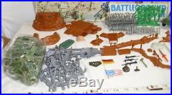 Marx Battleground American Vs. Germans World War II Playset Boxed