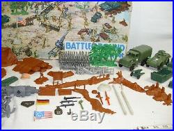 Marx Battleground American Vs. Germans World War II Playset Boxed