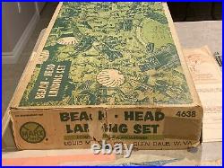 Marx Battleground Beach-Head Landing Set Box#4638