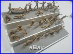 Marx Battleground Desert Fox 4177 Tan Complete 32 Pc U. S. Soldier Set 1967