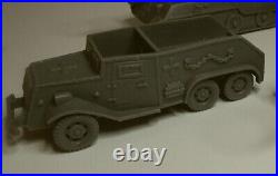 Marx Battleground / Desert Fox Playset Dark Gray Four Piece German Vehicle Set