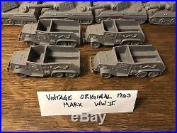 Marx Battleground Desert Fox Vintage WWII Toy Soldier 1963 Playset German Tanks