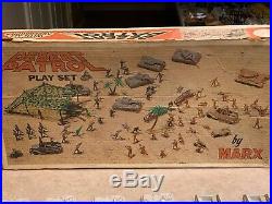 Marx Battleground Desert Patrol Play Set Box#4174