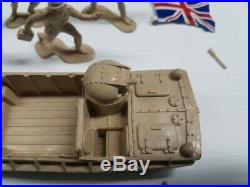 Marx Battleground Europe Huge Lot Vehicles Men Flags British French Russian Rare