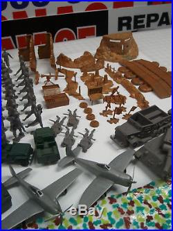 Marx Battleground European Playset 5950 / 4173 Contents With Handmade Box