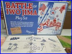 Marx Battleground Iwo Jima Deluxe Tribute Set Must See! Wow