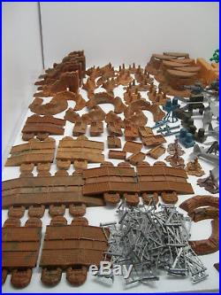 Marx Battleground, Iwo Jima, Desert Fox, Playset Huge Lot Hundreds Of Pcs. Play