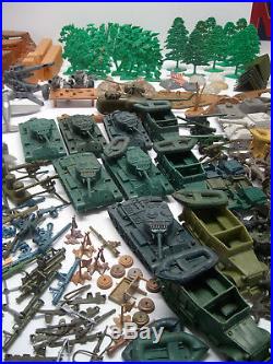 Marx Battleground, Iwo Jima, Desert Fox, Playset Huge Lot Hundreds Of Pcs. Play