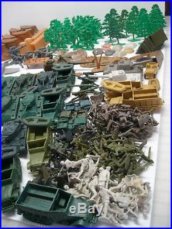 Marx Battleground, Iwo Jima, Desert Fox, Playset Huge Lot Hundreds Of Pcs. Play