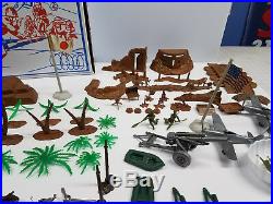 Marx Battleground Iwo Jima History Pacific Playset 4164