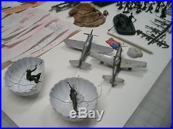 Marx Battleground Iwo Jima Play Set Rare Items Lot