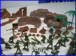 Marx Battleground Iwo Jima Play Set Rare Items Lot