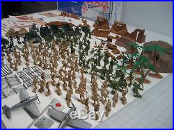 Marx Battleground Iwo Jima Play Set Rare Items Lot