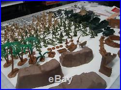 Marx Battleground Iwo Jima Play Set Rare Items Lot