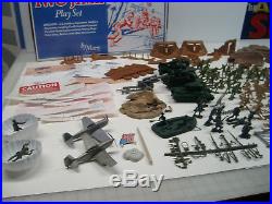 Marx Battleground Iwo Jima Play Set Rare Items Lot