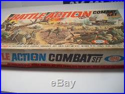 Marx Battleground Like 1965 Ideal Battle Action Cambat Set In Orig Box Many Extr