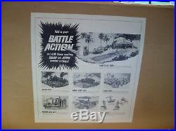 Marx Battleground Like 1965 Ideal Battle Action Cambat Set In Orig Box Many Extr