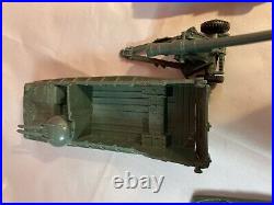 Marx Battleground Military Vehicles Tank ½ Track Landing Craft Jeep Cannon Boat