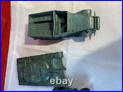 Marx Battleground Military Vehicles Tank ½ Track Landing Craft Jeep Cannon Boat