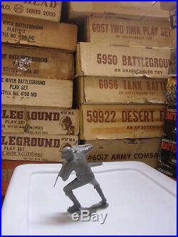 Marx Battleground Play Set 6 Stabbing Down German Figure Very Rare