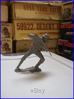 Marx Battleground Play Set 6 Stabbing Down German Figure Very Rare