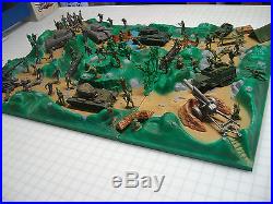 Marx Battleground Play Set Huge Lot Over 100 Pieces