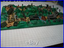 Marx Battleground Play Set Huge Lot Over 100 Pieces