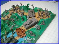 Marx Battleground Play Set Huge Lot Over 100 Pieces