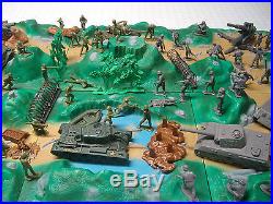 Marx Battleground Play Set Huge Lot Over 100 Pieces