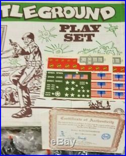 Marx Battleground Play Set With Paperwork & Instructions Never Been Set Up