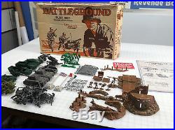 Marx Battleground Playset 1972 With Rare Chamberlain Box 4752
