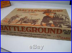 Marx Battleground Playset 4752 Rare Chamberlain Art 1972 Play Set Original