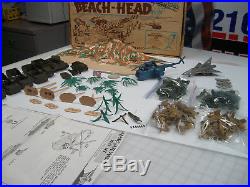 Marx Battleground, Playset Marine Beach-head 2000 4734 In Box