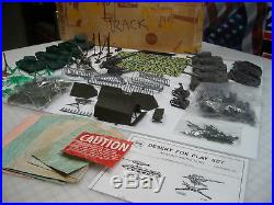 Marx Battleground Playset Tank Battle 4172 Sears 6056 Very Rare