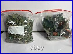 Marx Battleground Playset WWII American & German Soldiers & OTHER BRANDS DIRTY