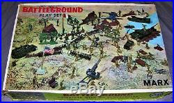 Marx Battleground Playset with extras #4756