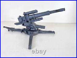 Marx Battleground Shell Firing German 88 MM Dark Gray Vg Hard To Find Item