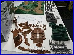 Marx Battleground Terrain 4184 1966 Playset Rare Look